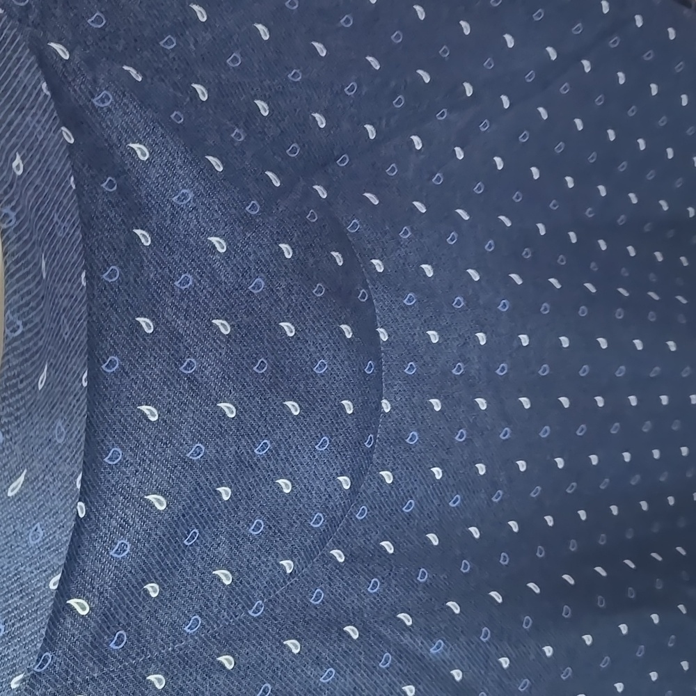 Jack Nicklaus Rain Drops Blue Polo Shirt - Picture 9 of 10
